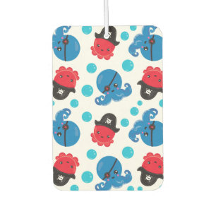 Désodorisant Pour Voiture Pirate Octopus, Motif de pieuvre, Animaux de mer