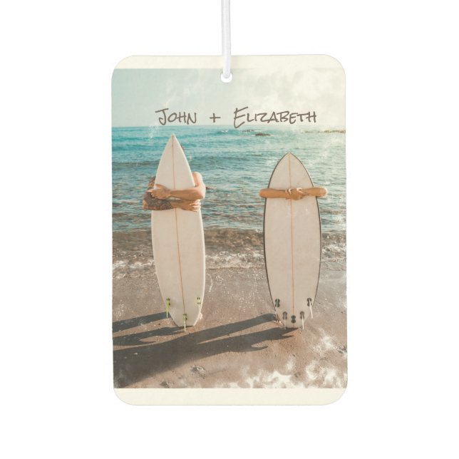 Désodorisant Pour Voiture Plage tropicale, Planche à voile (Devant)