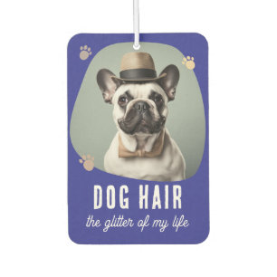 Désodorisant Pour Voiture Poils de chien Photo drôle de selfie d'animal de c