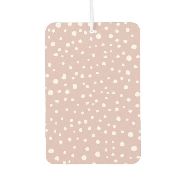 Désodorisant Pour Voiture Points Dalmatiens Rose, Points Dalmatiens, Impress (Devant)