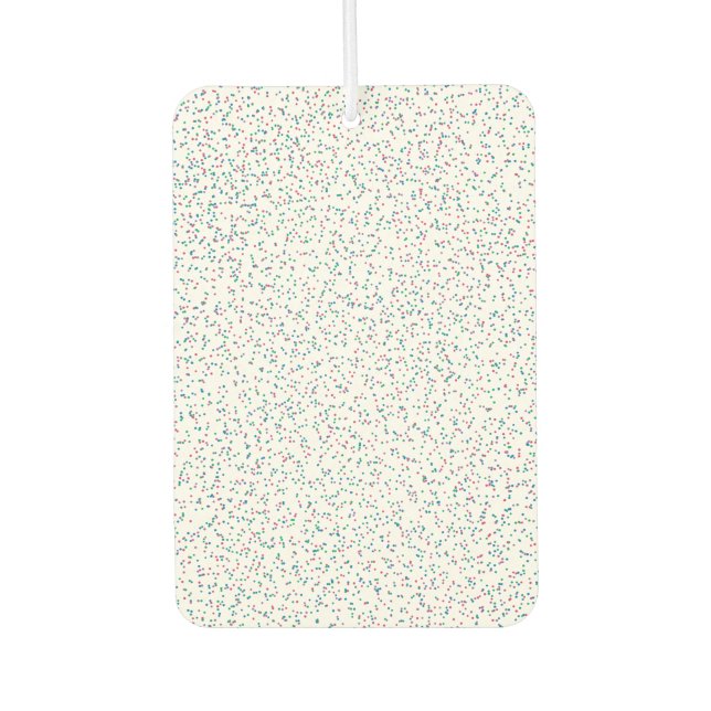 Désodorisant Pour Voiture Points de ressort colorés (Devant)