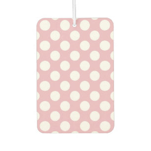 Désodorisant Pour Voiture Pois roses, Motif Pointe Polka, Points, Pointe