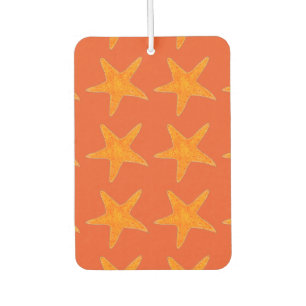Désodorisant Pour Voiture Poisson orange Starfish Ocean Beach Marine Life
