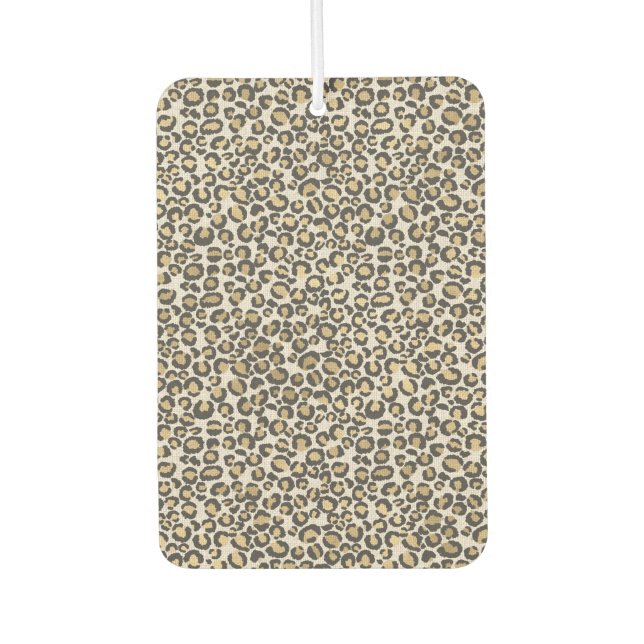 Désodorisant Pour Voiture Poster de animal Automotive Leopard Nuetrals Coeur (Devant)