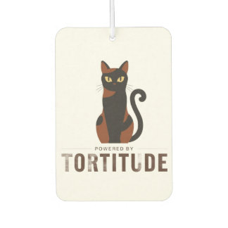 Désodorisant Pour Voiture Powered by Tortitude Funny Cat Air Freshener