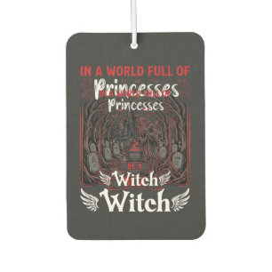 Désodorisant Pour Voiture Princesses Sois Sorcière Halloween Château Chaudro