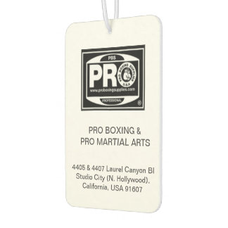 DÉSODORISANT POUR VOITURE #PROBOXER & #PROMARTIALARTS