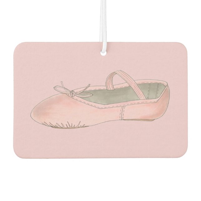Désodorisant Pour Voiture Professeur de danse personnalisé Ballet rose Chaus (Devant)