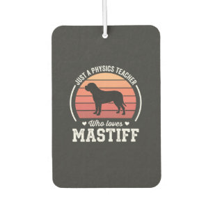 Désodorisant Pour Voiture Professeur de physique Mastiff amateur de chiens