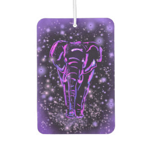 Désodorisant Pour Voiture Purple Pink Air Freshener Elephant Starry Nuit