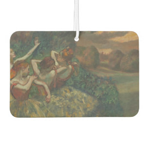 Désodorisant Pour Voiture Quatre danseuses, peinture impressionniste, Edgar