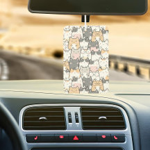 Quirky Cats Pattern car