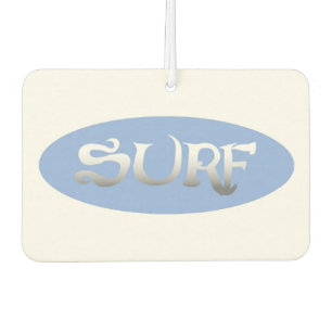 Désodorisant Pour Voiture Rafraîchiseur d'air de voiture bleu ovale surf