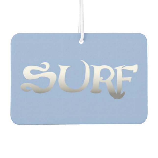 Désodorisant Pour Voiture Rafraîchiseur d'air de voiture bleu surf (Devant)