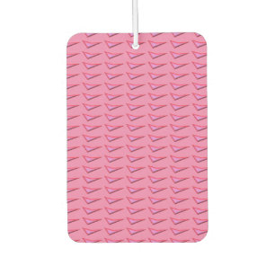 Désodorisant Pour Voiture Rafraîchiseur d'air de voiture en acier rose