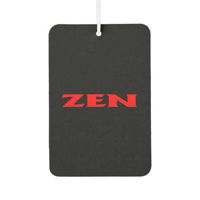 Désodorisant Pour Voiture Rafraîchiseur d'air de voiture rouge zen (Devant)
