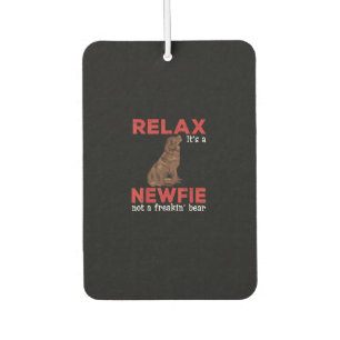Désodorisant Pour Voiture Relax c'est un newfie   Chien mignon de terre-neuv