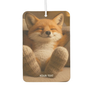 Désodorisant Pour Voiture Renard mignon de fantaisie et chaussettes