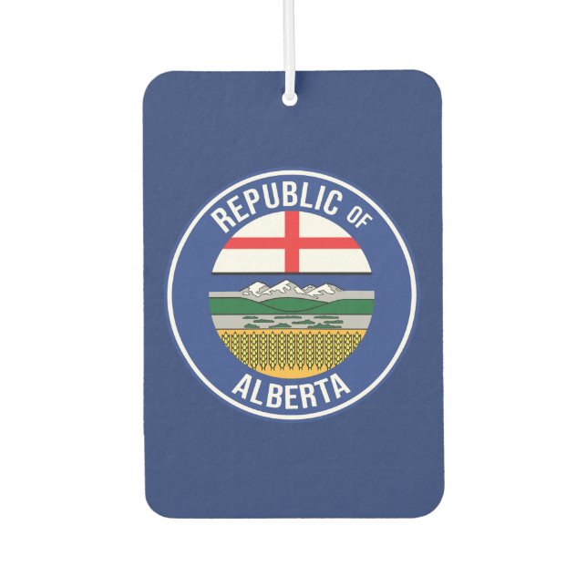 Désodorisant Pour Voiture République de l'Alberta WEXIT (Devant)