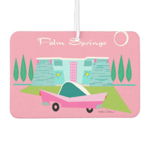 Désodorisant Pour Voiture Retro Pink Palm Springs Air Freshener