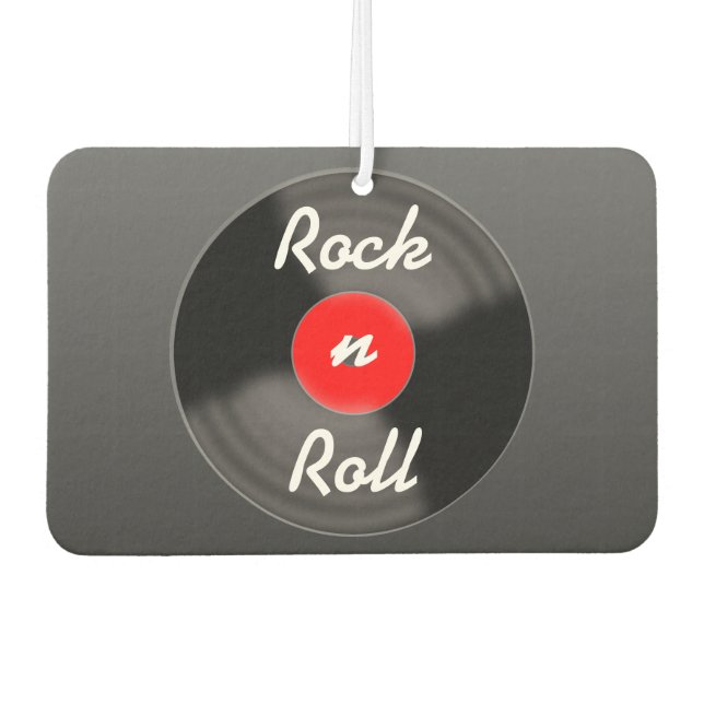 Désodorisant Pour Voiture Retro Vinyl Record Air Freshener  (Devant)
