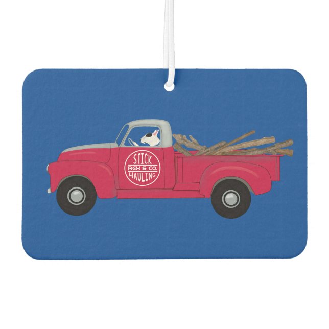 Désodorisant Pour Voiture Rex Le téléviseur Terrier Auto Air Freshener (Devant)