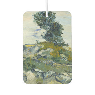 Désodorisant Pour Voiture Roches avec chêne, peinture à l'huile de Van Gogh