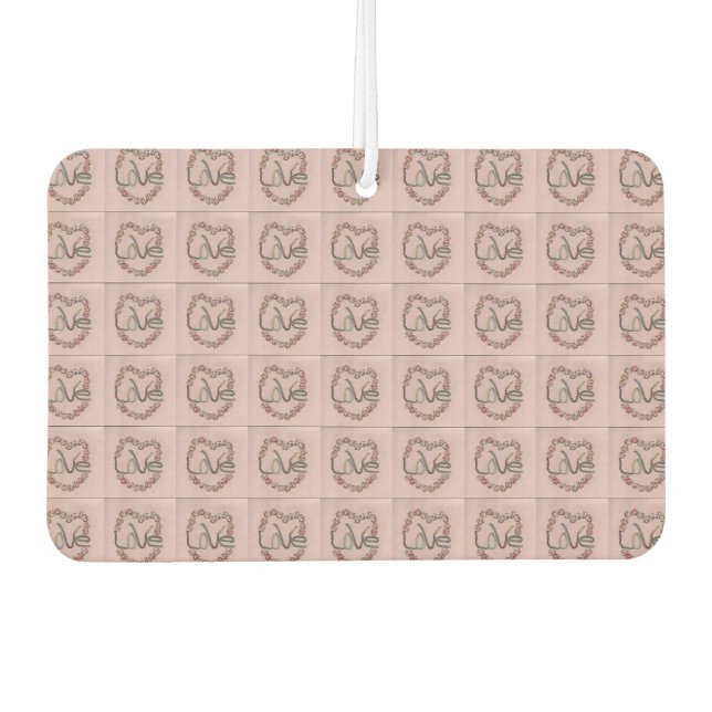 Désodorisant Pour Voiture Rosebud Love (Devant)