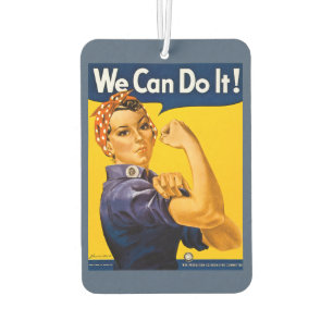 Désodorisant Pour Voiture Rosie le Riveter Nous pouvons le faire Rétro Vinta