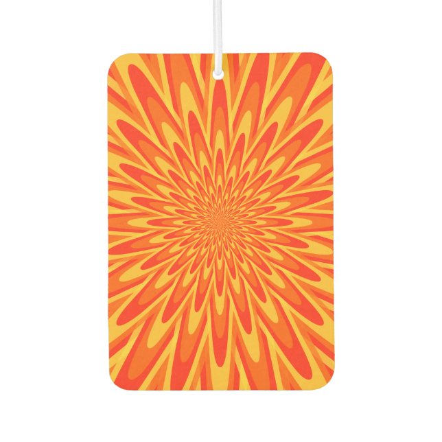 Désodorisant Pour Voiture Rouge, orange, Jaune Fraîcheur d'air (Devant)