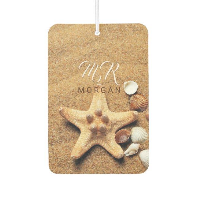 Désodorisant Pour Voiture Sable de plage et coques de mer, do-it-yourself no (Devant)
