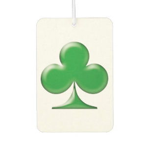Désodorisant Pour Voiture Saint Patrick's Day Irlandais Green Clover Shamroc