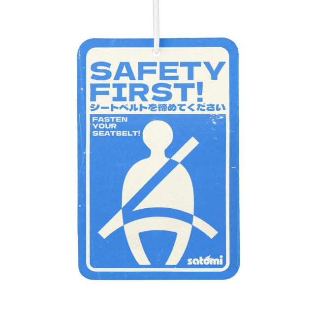 Désodorisant Pour Voiture satomi moto Sécurité First Air Freshener (Devant)