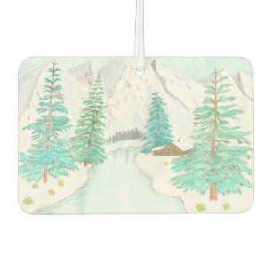 Désodorisant Pour Voiture Scène hivernale