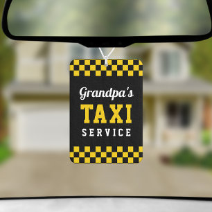 Désodorisant Pour Voiture Service de taxi de grand-père Cadeau de grand-pè