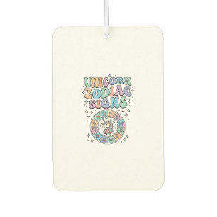 Désodorisant Pour Voiture Signe du zodiaque licorne Kawaii Design vectoriel_