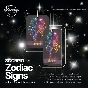 Désodorisant Pour Voiture Signes de zodiaque Scorpio Freshener à air céleste