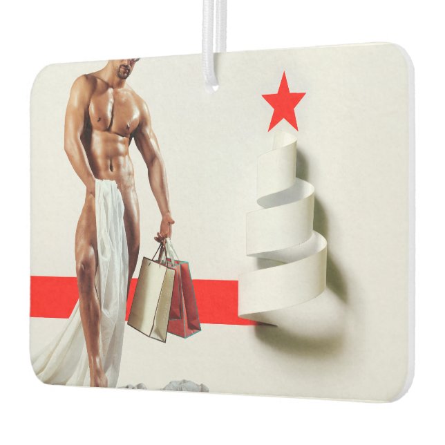 Désodorisant Pour Voiture SlipperyJoe's Christmas shopping livre blanc spira (Gauche)