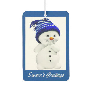 Désodorisant Pour Voiture Snowman Holiday Air Freshener