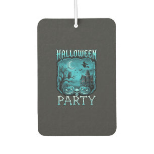 Désodorisant Pour Voiture Soirée Halloween Maison Hantée Citrouilles Crâne S