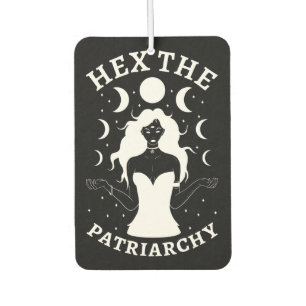 Désodorisant Pour Voiture Sorcière féministe - Hex le patriarcat II