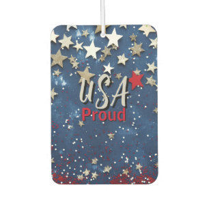 Désodorisant Pour Voiture Star Spanged USA Fière