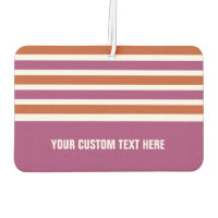 Stripes Motif sur mesure voiture air frais