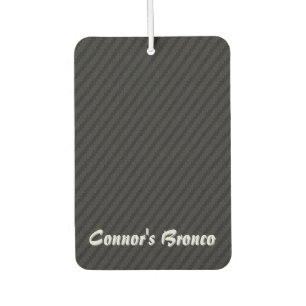 Désodorisant Pour Voiture Style fibre de carbone noir