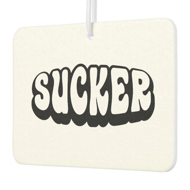 DÉSODORISANT POUR VOITURE SUCKER (Gauche)