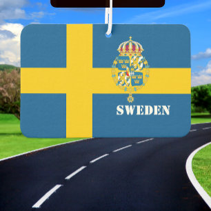 Désodorisant pour voiture Suède, drapeau suédois