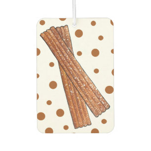Désodorisant Pour Voiture Sugary Churro Fried Pâtisserie Pâtisserie Espagnol