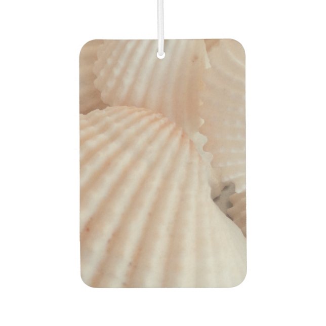Désodorisant Pour Voiture Summer Beach Sea Shells Ocean Tropical Heart (Devant)