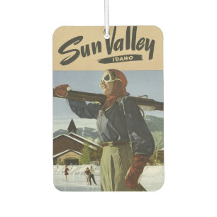 Désodorisant Pour Voiture Sun Valley Idaho Vintage voyage air frais