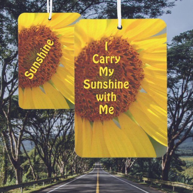 Désodorisant Pour Voiture Sunflower Sunshine Bold Bright car (Créateur téléchargé)